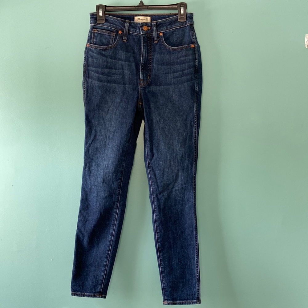 Size 27 Madewell curvy high-rise skinny jeans